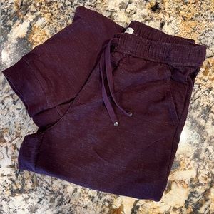 Max Studio maroon joggers